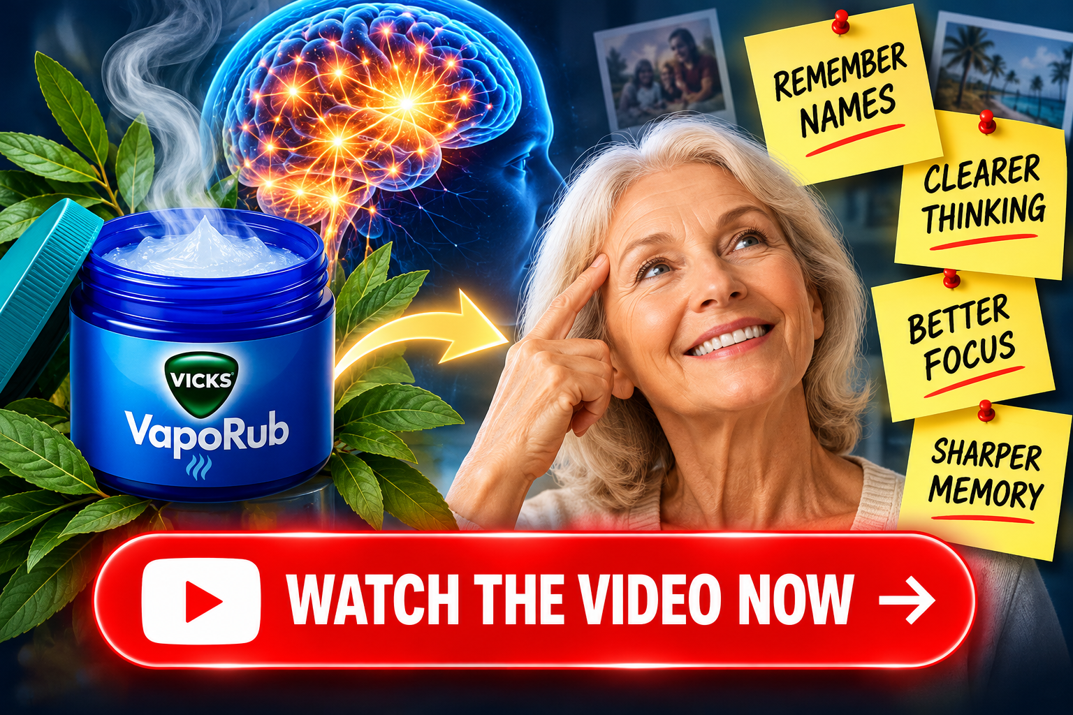 Memory health presentation featuring the Vicks VapoRub connection